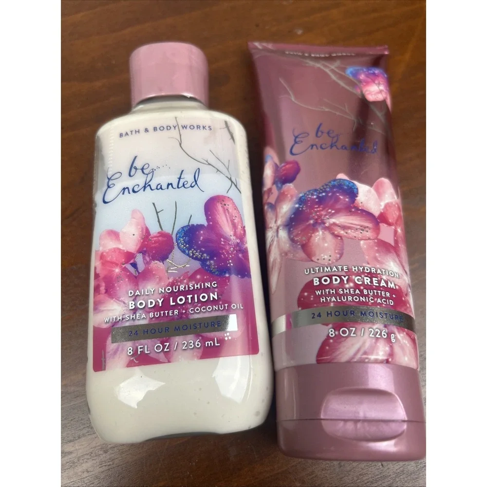 bath & body works BE ENCHANTED Body Lotion & Ultimate Cream